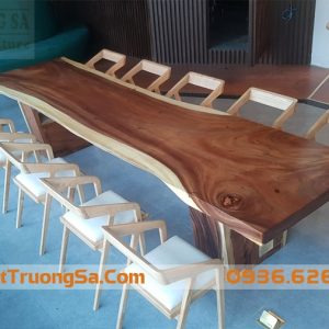 bàn gỗ me tây nguyên tấm TS451
