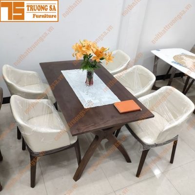 Bộ bàn ăn 4 ghế gỗ sồi TS395