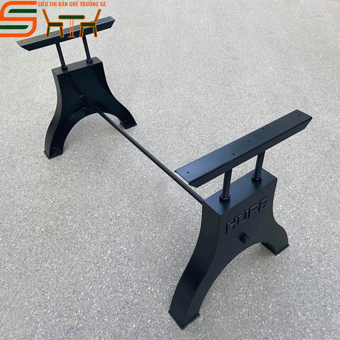 Chân bàn gỗ nguyên khối SBA14 bằng sắt