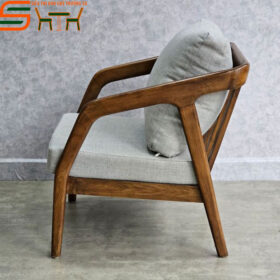Ghế Sofa Cafe đơn STSF03 khung gỗ tần bì