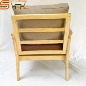 Ghế Sofa Cafe đơn STSF05 khung gỗ nệm vải