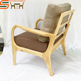 Ghế Sofa Cafe đơn STSF05 khung gỗ nệm vải