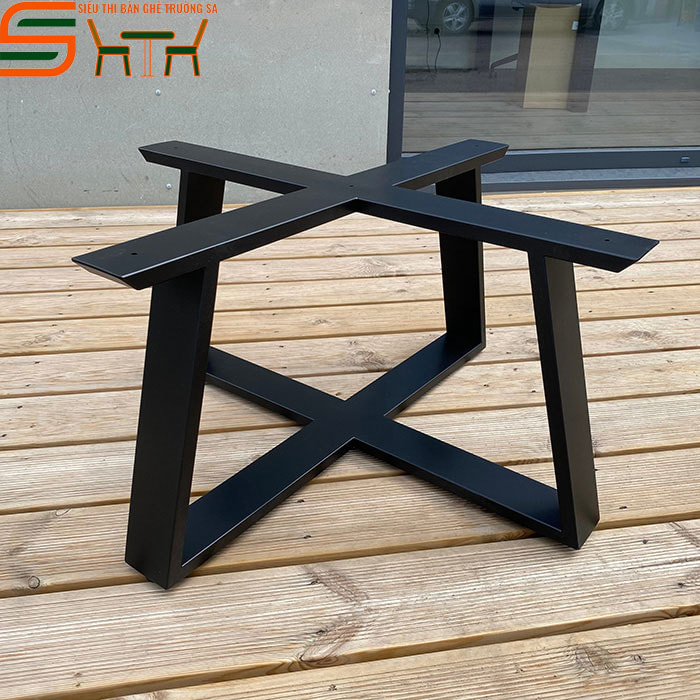 Chân bàn trà STCBT07 hình chữ X