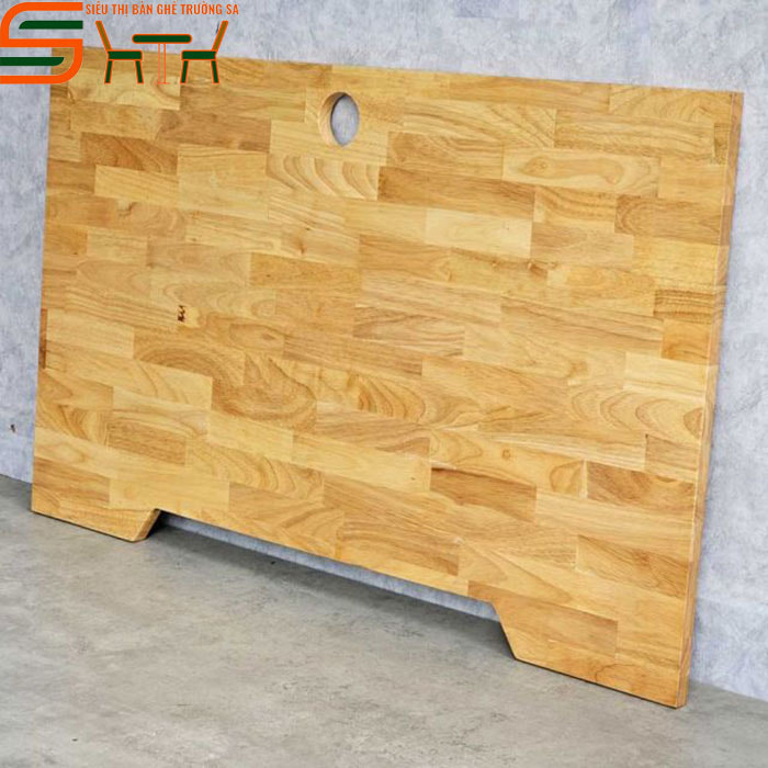 Mặt bàn làm việc gỗ cao su STMB01 100x60cm