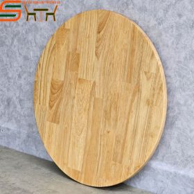 Mặt bàn tròn gỗ cao su STMB03 đường kính 60cm