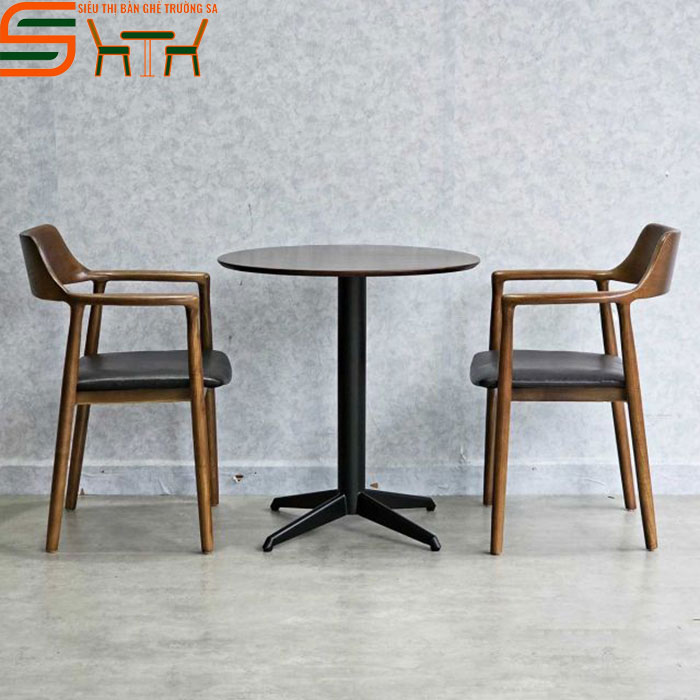 Bộ bàn ghế Cafe gỗ STCF05