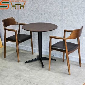 Bộ bàn ghế Cafe gỗ STCF05