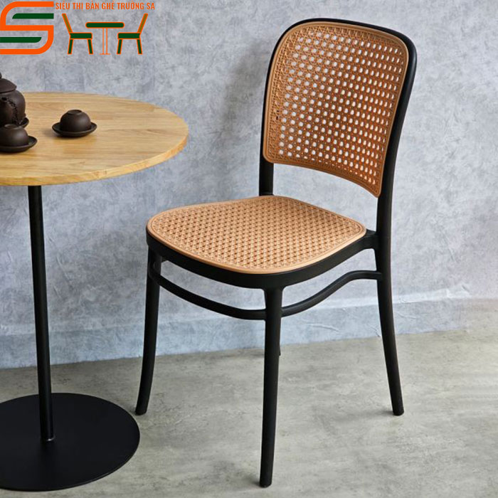 Bộ bàn ghế Cafe STCF04 - mặt bàn tròn