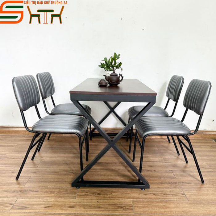 Bộ bàn ăn nhà hàng STNH10 - 4 ghế