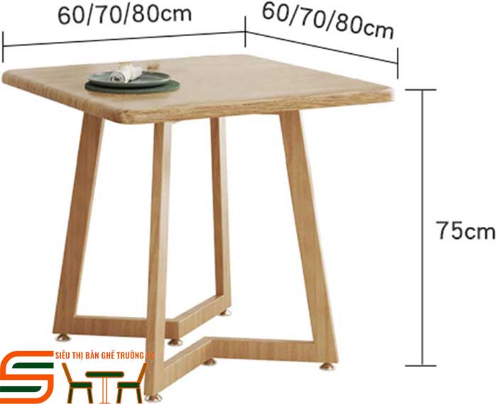 Bộ bàn ghế Cafe gỗ STCF39