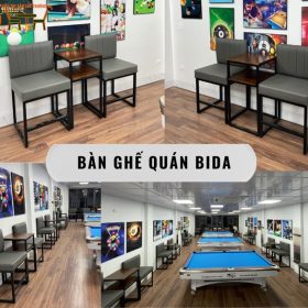 29+ mẫu bàn ghế quán Bida đẹp, giá rẻ tại Hà Nội