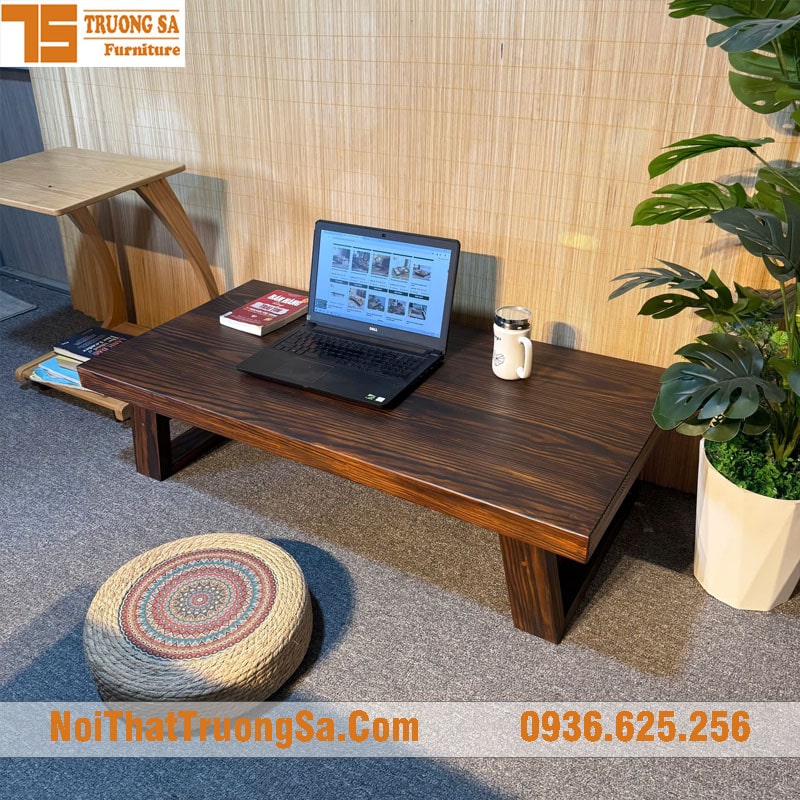 Bàn trà bệt Nhật BTN05 dài 1m2