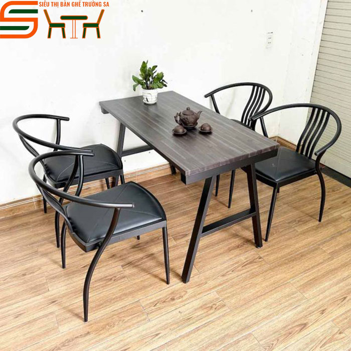 Bộ bàn ăn nhà hàng STNH07 – 4 ghế
