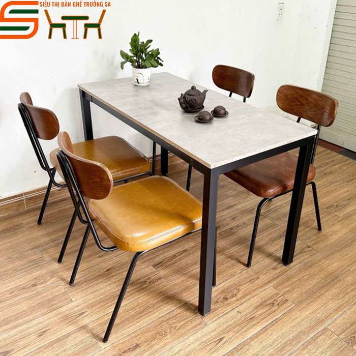 Bộ bàn ăn nhà hàng STNH08 - 4 ghế