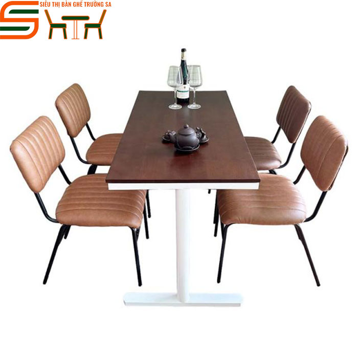 Bộ bàn ghế nhà hàng STNH06 hiện đại