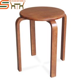 Ghế gỗ đôn tròn ST19