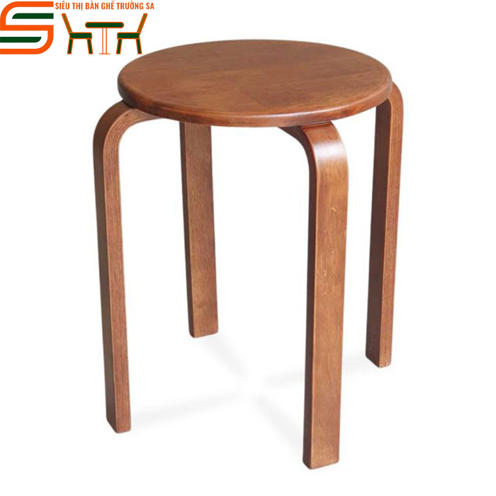 Ghế gỗ đôn tròn ST19