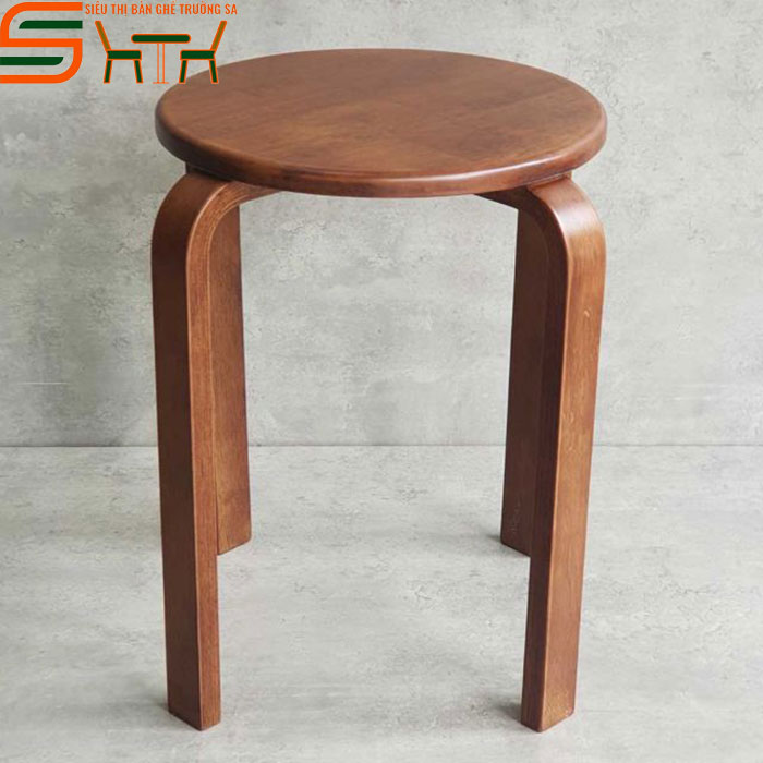 Ghế gỗ đôn tròn ST19 