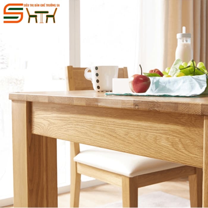 Bộ bàn ghế ăn gỗ sồi hiện đại STBA402