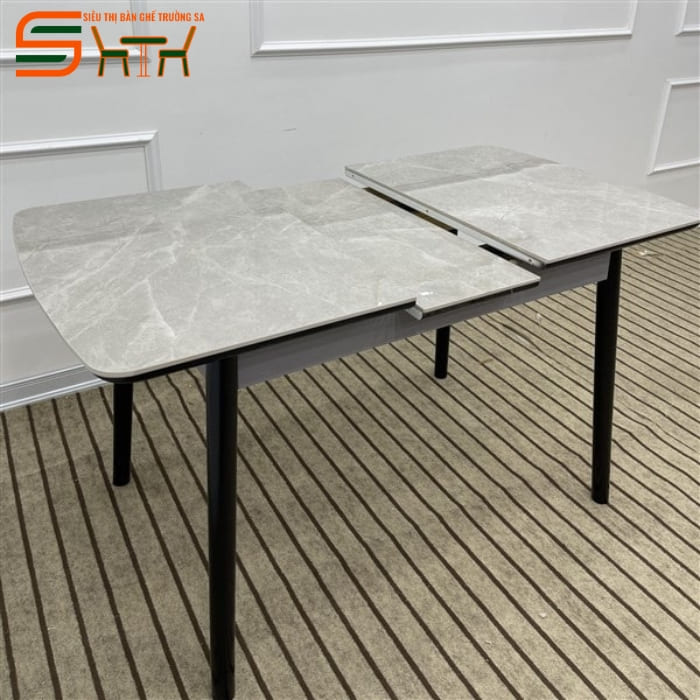 Bộ bàn ăn 4 ghế thông minh kéo dài – STBA413