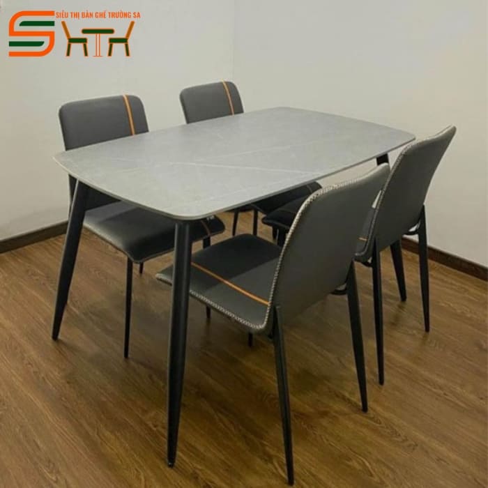 Bộ bàn ăn 4 ghế Zena nhỏ gọn – STBA406