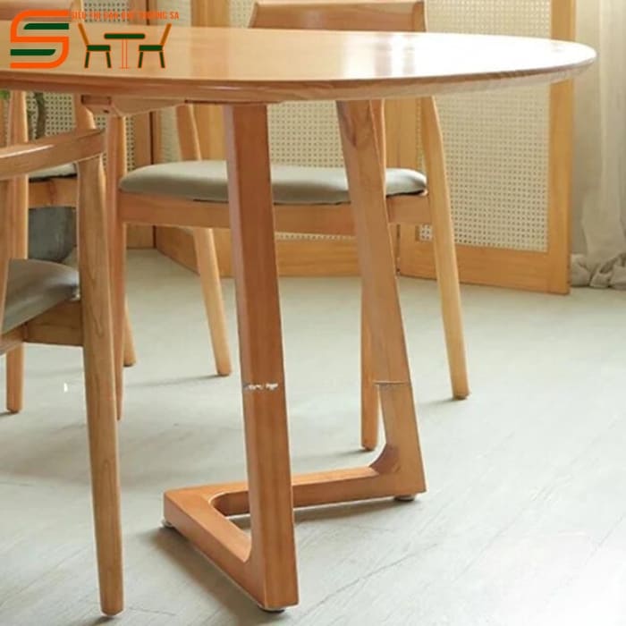 Bộ bàn ăn 6 ghế gỗ cao su – STBA615