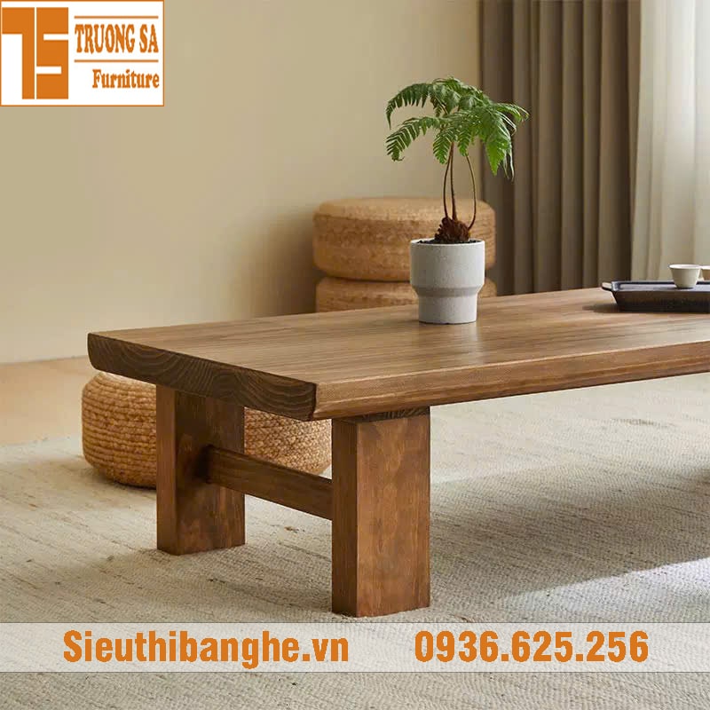 Bàn trà Nhật gỗ tự nhiên đẹp BTN36