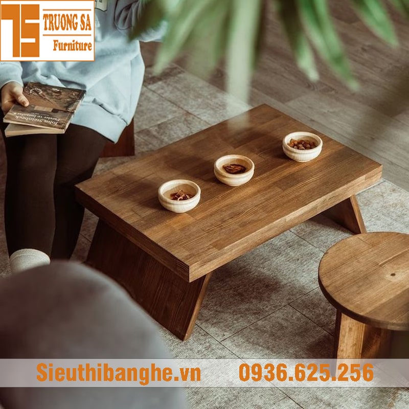 Bàn Nhật gỗ tự nhiên BN25
