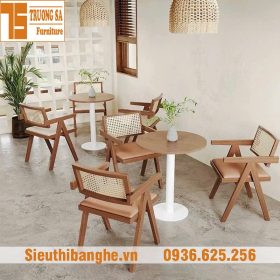 Bộ bàn ghế quán cà phê STCF729