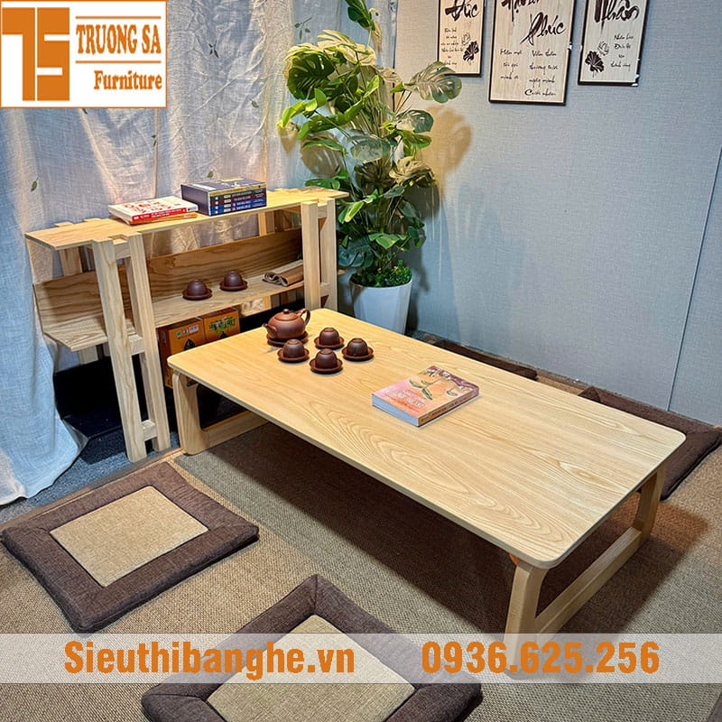Bàn ngồi bệt – bàn Nhật STTN461A